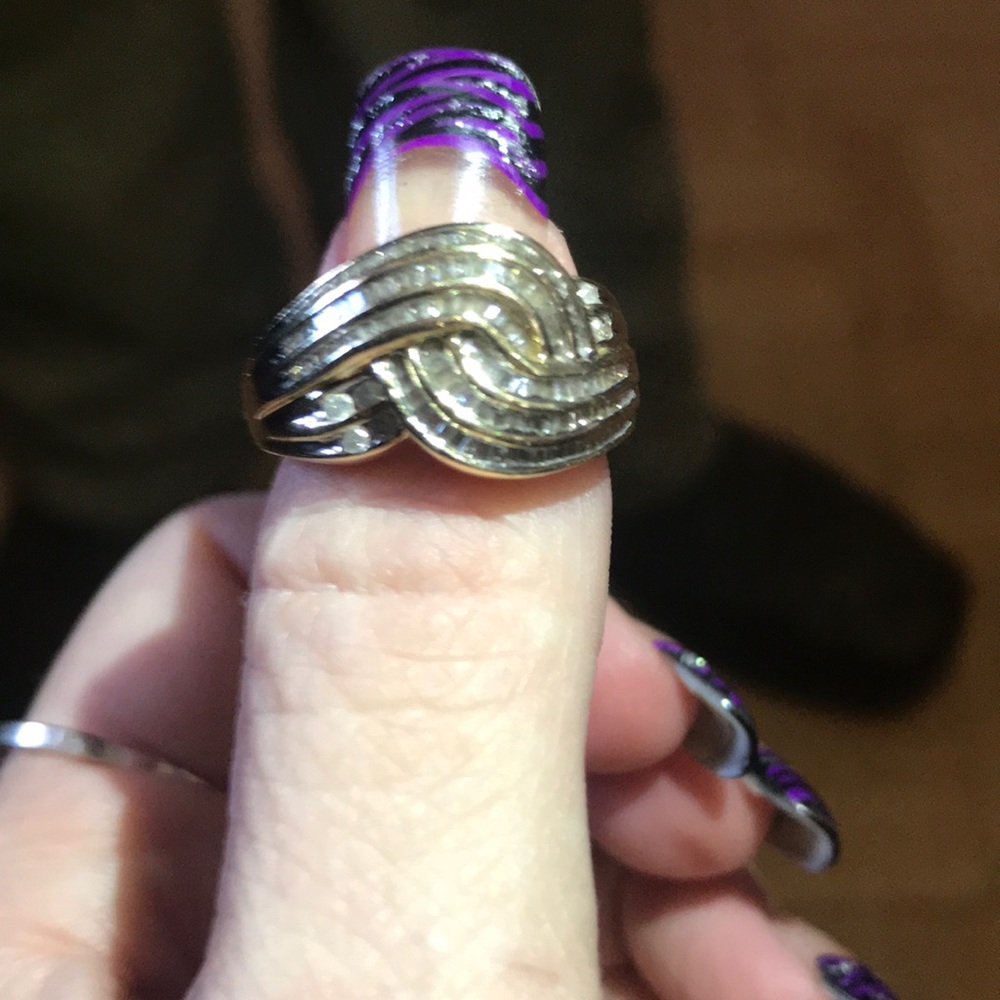 14k diamond ring